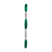 Fil à broder DMC - Coton Retors Mat - Vert Noël 2909