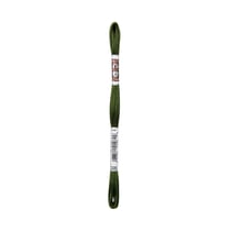 Fil à broder DMC - Coton Retors Mat - Vert mousse 2936