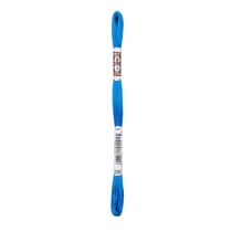 Fil à broder DMC - Coton Retors Mat - Bleu caraïbes 2995