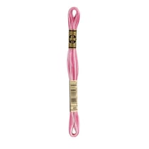 Fil à broder DMC - Mouliné spécial - Rose indien ombré n°48
