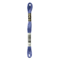 Fil à broder DMC - Mouliné spécial - Bleu de Delft n°322