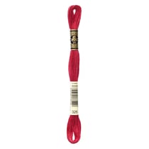 Fil à broder DMC - Mouliné spécial - Rouge rubis n°326
