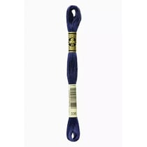 Fil à broder DMC - Mouliné spécial - Bleu indigo n°336