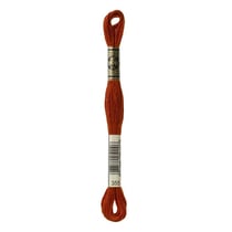 Fil à broder DMC - Mouliné spécial - Brun rouge n°355