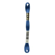 Fil à broder DMC - Mouliné spécial - Grand bleu n°517