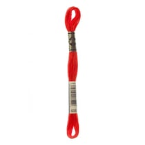 Fil à broder DMC - Mouliné spécial - Rouge vif n°606
