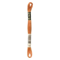 Fil à broder DMC - Mouliné spécial - Papaye orange n°721