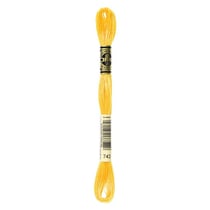 Fil à broder DMC - Mouliné spécial - Jaune de Naples n°743