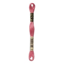 Fil à broder DMC - Mouliné spécial - Rose grenadine n°760