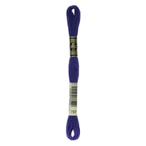 Fil à broder DMC - Mouliné spécial - Bleu de France n°797