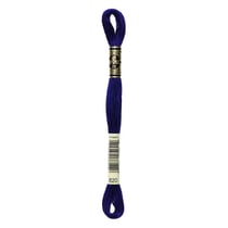 Fil à broder DMC - Mouliné spécial - Bleu marine n°820