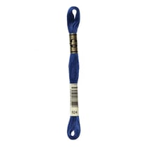 Fil à broder DMC - Mouliné spécial - Bleu océan n°824