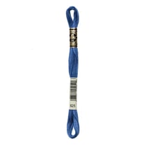 Fil à broder DMC - Mouliné spécial - Bleu Gentiane métallisé n°825