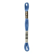 Fil à broder DMC - Mouliné spécial - Bleu touareg n°826