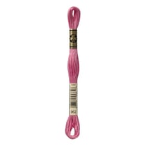 Fil à broder DMC - Mouliné spécial - Rose ancien n°962