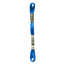 Fil à broder DMC - Mouliné spécial - Bleu caraïbes n°995
