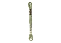 Fil à broder DMC - Mouliné spécial - Vert tweed n°3053