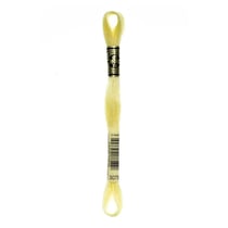Fil à broder DMC - Mouliné spécial - Jaune pâle n°3078