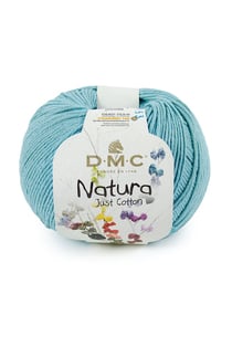 Pelote de fil à tricoter 100% coton - DMC - Natura - Aquamarina N25