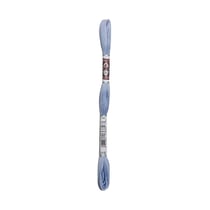 Fil à broder DMC - Coton Retors Mat - Bleu glacier nacré 2118