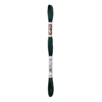 Fil à broder DMC - Coton Retors Mat - Vert bouteille 2129