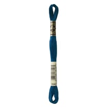 Fil à broder DMC - Mouliné spécial - Bleu de Prusse n°3842