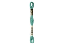 Fil à broder DMC - Mouliné spécial - Vert turquoise métallisé n°3849
