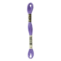 Fil à broder DMC - Mouliné spécial - Mauve métallique n°155