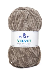 Pelote de fil à tricoter 100% polyester - DMC - Velvet - Camel 001