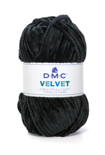 Fil à tricoter DMC - Velvet - Noir 10