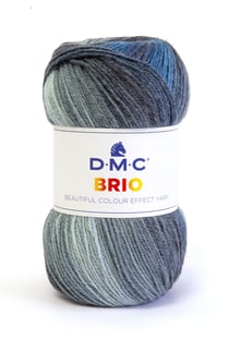 Pelote de fil à tricoter - DMC - Brio - Blue 417