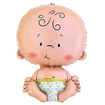 Ballon en aluminium - Welcome Baby - Amscan 