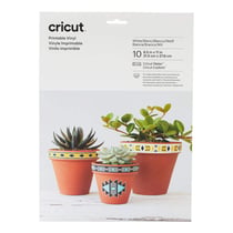 Lot de 10 vinyles imprimables Cricut - 21,5 x 27,9 cm