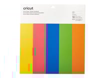Lot de 10 papiers cartonnés autocollants Cricut™ - Smart Paper™ - Bright Bow - 33 x 33 cm