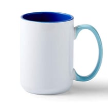 Mug biseauté Cricut™ - Bleu océan - 425 ml