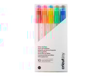 Lot de 10 stylos à encre gel pailleté Cricut Joy™ - Arc-en-ciel - Pointe moyenne