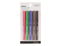 Lot de 5 marqueurs pointe moyenne - Cricut™ - Basique - Infusible ink