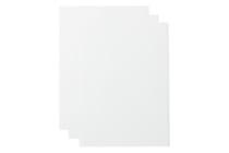 Lot de 3 vinyles permanents inscriptibles Cricut Joy Xtra™ – Smart Label™ - Blanc - 24,1 x 33 cm