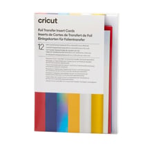 Lot de 12 inserts de cartes Foil Cricut™ - Célébration - 11,4 x 16,2 cm