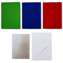 Lot de 42 inserts de cartes Cricut™ - Ecailles Arc-en-ciel - 8,9 x 12,1 cm