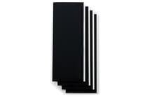 Lot de 4 vinyles permanents inscriptibles Cricut Joy™ - Smart Label™ - Noir - 14 x 33 cm