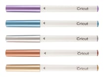 Lot de 5 stylos métalliques Cricut™ - Couleurs assorties - Pointe moyenne
