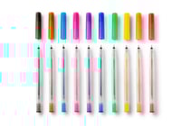 Lot de 10 stylos à encre gel pailleté Cricut™ - Arc-en-ciel - Pointe moyenne