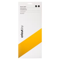 Lot de 4 vinyles permanents inscriptibles Cricut Joy™ - Smart Label™ - Jaune - 14 x 33 cm