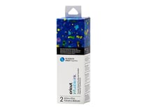 Lot de 2 feuilles de transfert Cricut™ Infusible Ink - Eclaboussures de peinture bleu - 11,4 x 30,5 cm