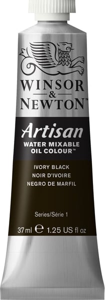 Peinture à l'huile - Artisan - 37ml - noir ivoire