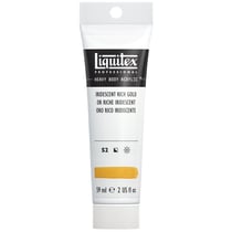 Tube 59 ml de peinture acrylique Liquitex Heavy Body série 2 - Or riche iridescent - Extra-fine