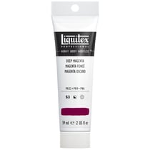 Tube 59 ml de peinture acrylique Liquitex Heavy Body série 3 - Magenta foncé - Extra-fine