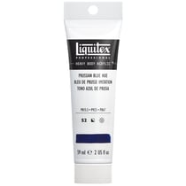 Tube 59 ml de peinture acrylique Liquitex Heavy Body série 2 - Bleu de prusse - Extra-fine