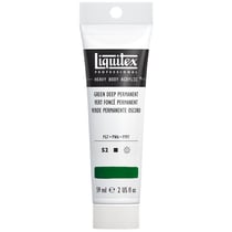 Tube 59 ml de peinture acrylique Liquitex Heavy Body série 2 - Vert foncé - Extra-fine
